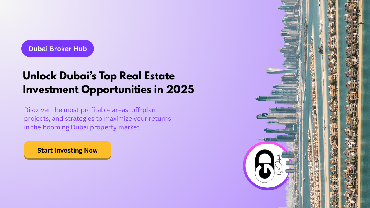 Exploring the Best Dubai Real Estate Investment Opportunities in 2025