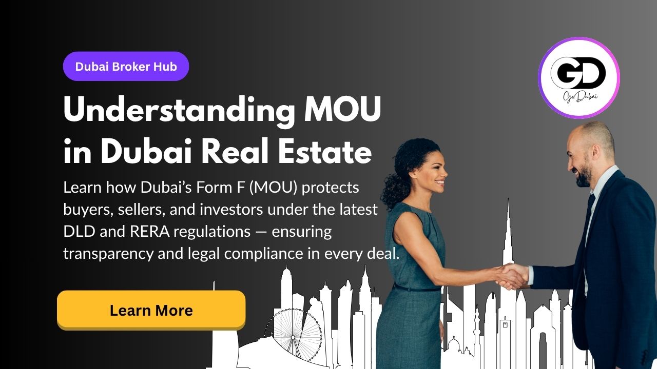 What is a Memorandum of Understanding (MOU) in Dubai Property Deals?